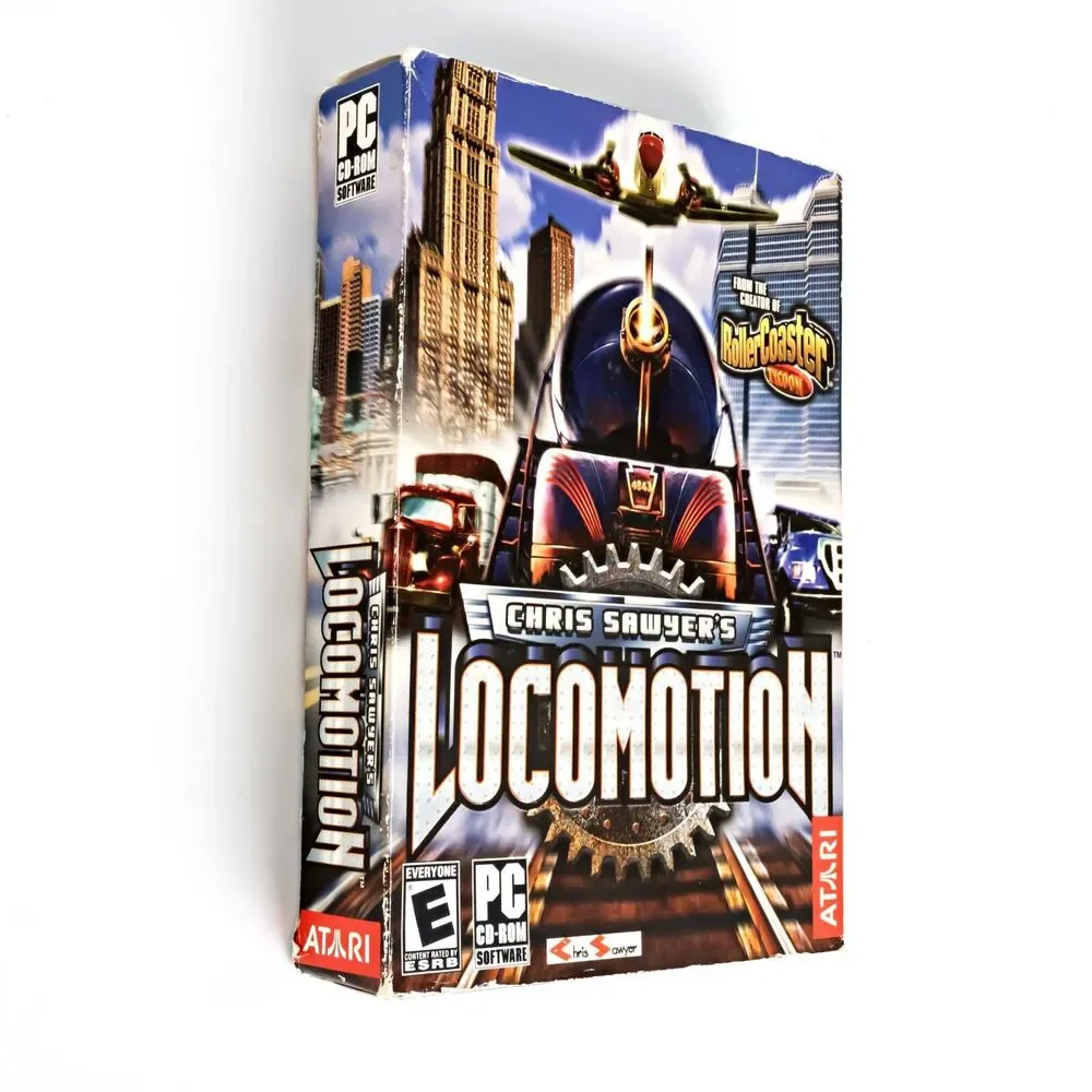Locomotion - Chris Sawyer - Atari - PC, 2004 CD-ROM Game - with Box / Manual